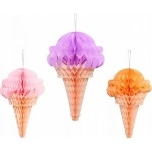 MFP Paper decorations Ice cream 20-30cm mix A3 74316