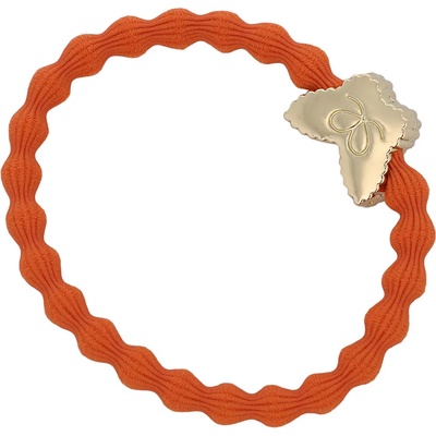By Eloise London Enamel Gold Butterfly Ластик за коса за жени цвят Classic Orange