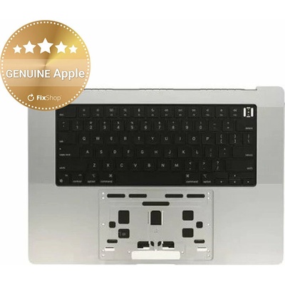 Horný rám klávesnice pre MacBook Pro 16" A2780 (Early 2023), s klávesnicou US a batériou, Silver, 661-32190, Genuine Apple, Silver
