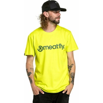 Meatfly мъжка тениска MF Logo Safety Yellow | Жълта | Размер Meatfly | Zhalt | МЪЖЕ | S