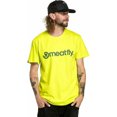 Meatfly мъжка тениска MF Logo Safety Yellow | Жълта | Размер Meatfly | Zhalt | МЪЖЕ | S