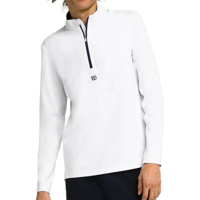 Wilson Elevate Performance 1/2 Zip Bright white