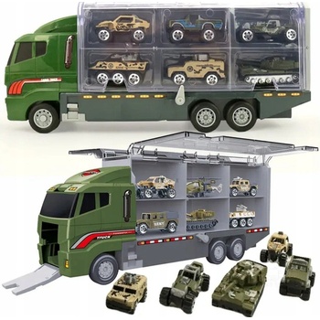 Kamari Vojenský nákladní automobil/transportér + 6 aut