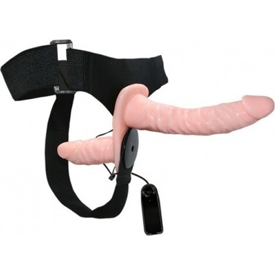 Double-Head vibračný dvojitý pripínací penis