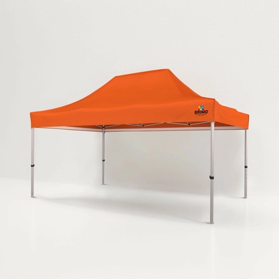 Brimo Promo stánok Exclusive Alu 3 x 4,5 m oranžový