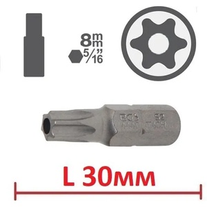  Битове torx с дупка на база 5/16" - от 1.70лв