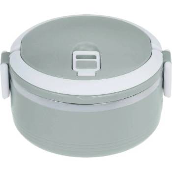 500 мл термо кутия за храна в сив цвят с дръжки