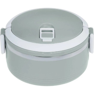 500 мл термо кутия за храна в сив цвят с дръжки