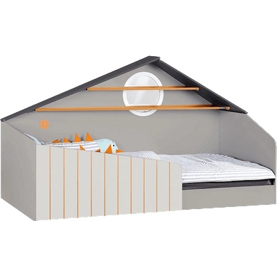 Carmen Детско легло къща Монтесори BREDA 100 x 200 (3575183)