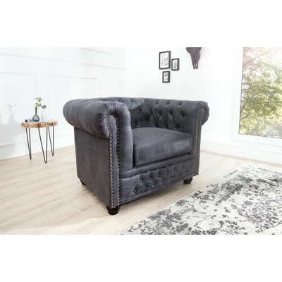 Komfort-nábytok 37389 Chesterfield Antik šedá