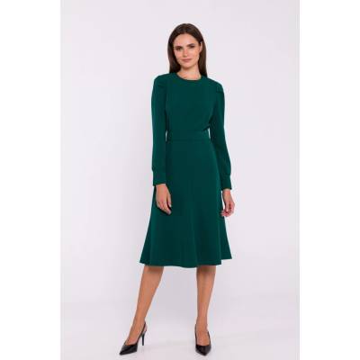 Stylove klasické midi šaty na bežné nosenie