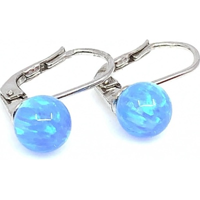 Jan Kos Jewellery stříbrné náušnice s opálem 32105571