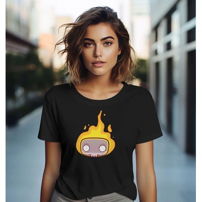 Bullshirt.sk Dámske tričko Burn Čierna