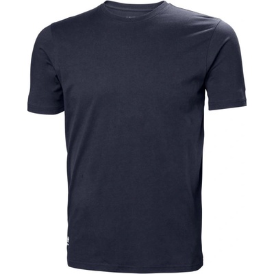 Helly Hansen tričko Manchester Classic 79161 krátký rukáv pánské černé