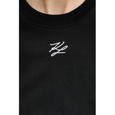 Памучна тениска Karl Lagerfeld KL ESSENTIAL (B1W17091)