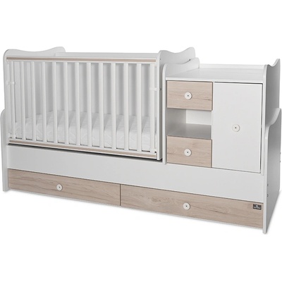 Lorelli ЛЕГЛО MiniMAX 190/72 ЦВЯТ БЯЛО/СВЕТЪЛ ДЪБ NEW (10150500045A)