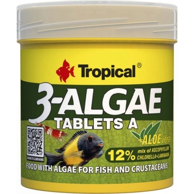 Tropical 3-Algae Tablets A 50 ml, 36 g, 80 ks