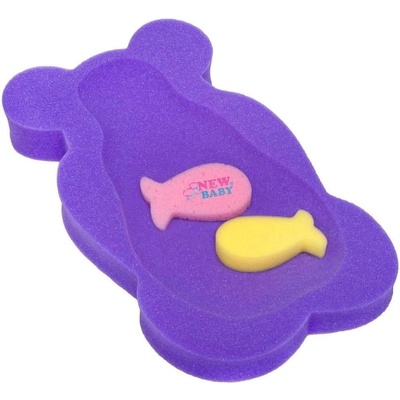 NEW BABY Penová podložka maxi BASIC medveď fialová