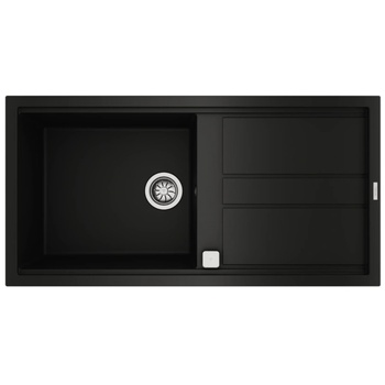 Teka Мивка Teka Nova 60 L-TG, Гранит, Авт. клапан, Обръщаема, За шкаф, 60 см, Черен (115330059)