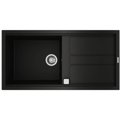 Teka Мивка Teka Nova 60 L-TG, Гранит, Авт. клапан, Обръщаема, За шкаф, 60 см, Черен (115330059)