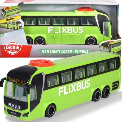 Dickie Go Real Autobus MAN Flixbus 26,5 cm
