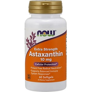 NOW Astaxanthin 10 mg Extra Strength [60 Гел капсули]