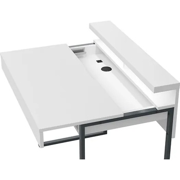 Image 1 of BRW Бюро Darin - алпийско бяло (B14-BIU-BAL-KPL01)