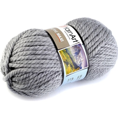 Prima-obchod Pletací příze Alpine maxi 250 g, barva 3 (669) šedá perlová