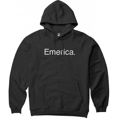 EMERICA PURE logo hoodie black – Zboží Mobilmania