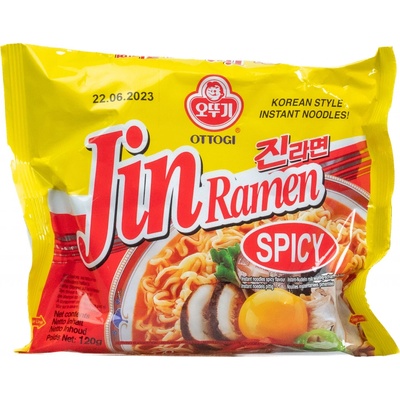 OTTOGI JIN Ramen Pálivé instantné rezance 120 g