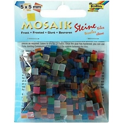 Folia Mozaikové kamienky ľadové, 700 ks, 5 x 5 mm