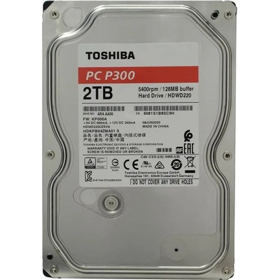 Toshiba P300 2TB 5400rpm 128MB SATA3 (HDD-SATA3-2000TOS-P300SMR)
