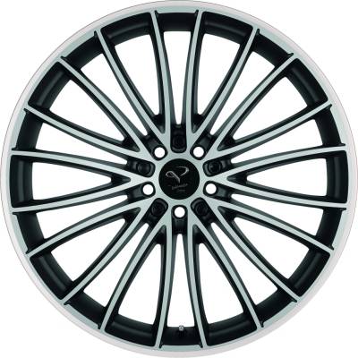 Corspeed Le Mans 8x18 5x112 ET35 black polished trim white