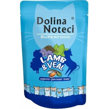 Dolina Noteci Superfood jahňacie a teľacie mäso 80% mäsa 85 g