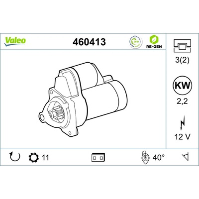 Startér VALEO 460413