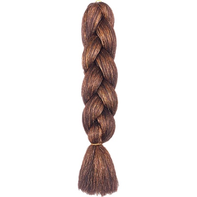 Kanekalon - barevné copy hnědá - třpytivé K14 – Zbozi.Blesk.cz