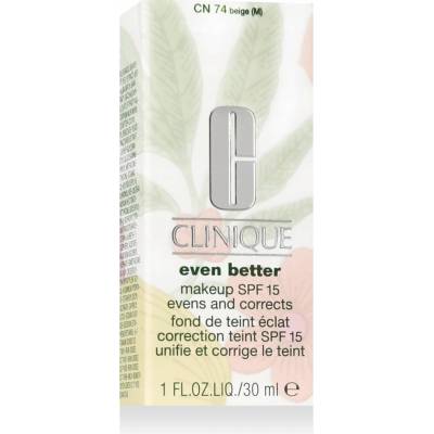 Clinique Even Better rozjasňujúci tekutý make-up SPF15 CN 74 Beige 30 ml