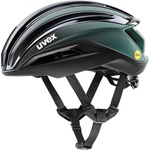 uvex Каска за шосейно колоездене Uvex Surge Aero Mips Bike helmet - Black / Sage Green Matt - размер 53-56 cm (851-1795-0111)