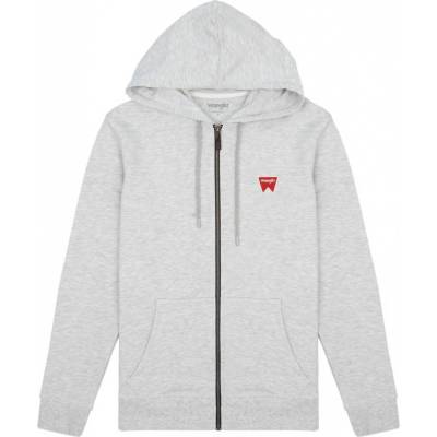 WRANGLER W664HAC17 ZIP THRU HOODIE Oat Mele