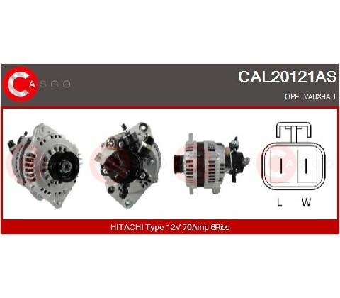 Alternátor CASCO CAL20121AS