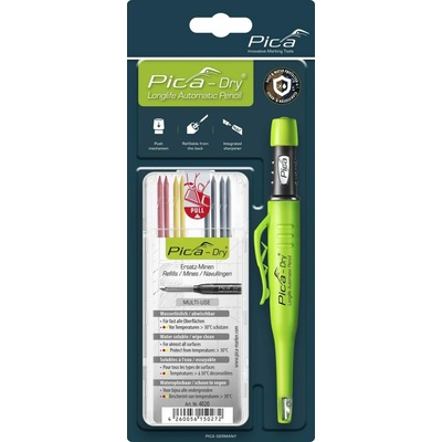 Pica značkovací tužka PICA DRY + sada náhradních základních tuh 30402