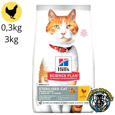 Hill’s Science Plan Young Adult Sterilised Cat Chicken 300 g