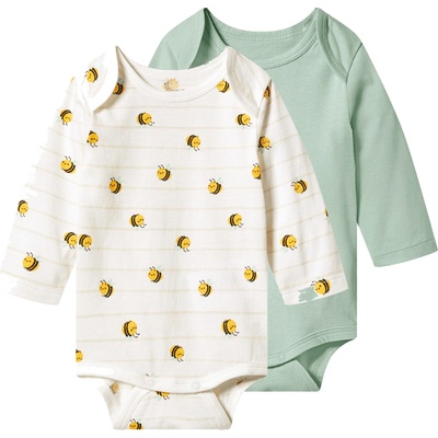 lupilu Dětské body s dlouhými rukávy2 kusy mintová – Zboží Dáma