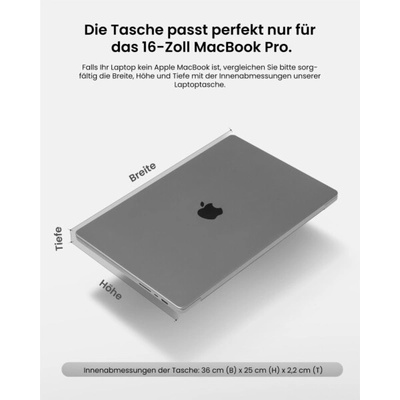 Tomtoc Terra Collection Sleeve pre Macbook Pro 16
