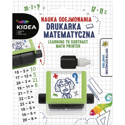 KIDEA Razítko, matematická tiskárna, odečítání