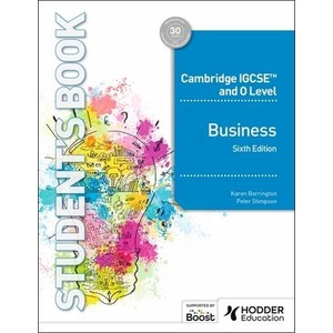 Cambridge IGCSE and O Level Business Sixth Edition (ISBN: 9781036010645)