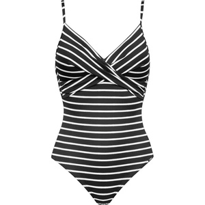 Lidea Дамски бански костюм Lidea Women's Line Up Swimsuit - Black / White - размер 36 (150-6298-0111)