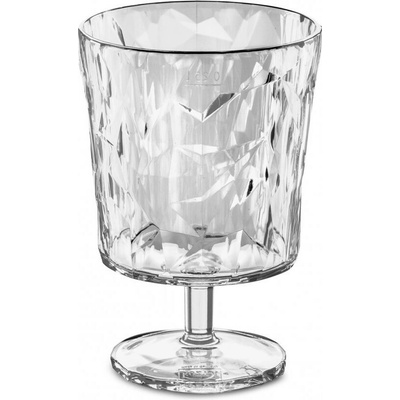 Koziol Plastový pohár na víno CLUB S krištáľovo čisté 250 ml