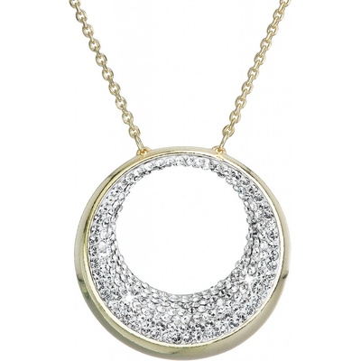 Pavona Stříbrný s krystaly Swarovski žlutý 32026.1