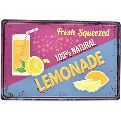 Ceduľa Lemonade Plechová tabuľa